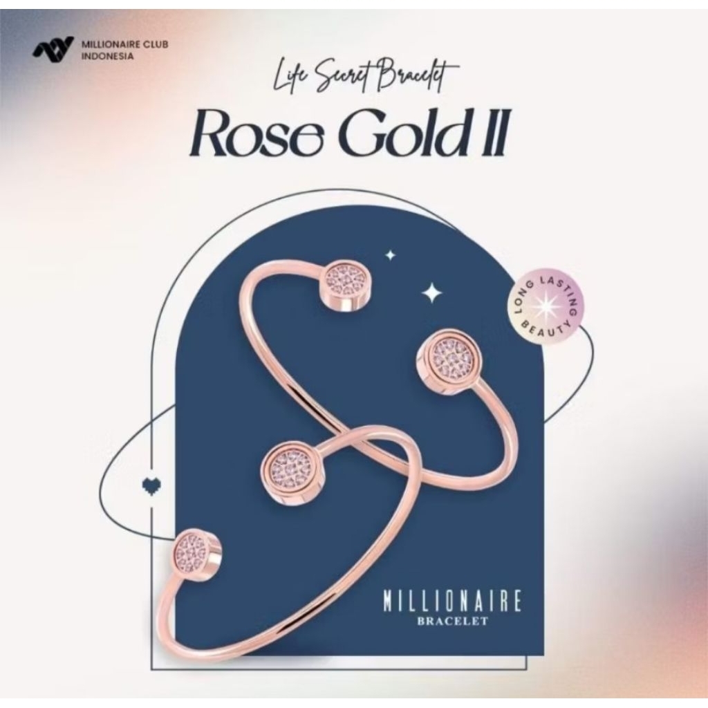 Gelang Kesehatan LSB Rose Gold II MCI