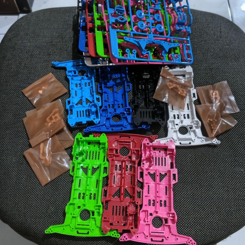 tamiya original chassis gearbox dan terminal super 2 / chassis set super 2 / tamiya chassis set supe