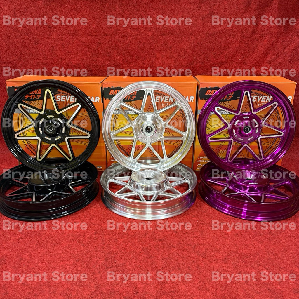 DAYTONA RACING ORIGINAL VELG SEVEN STAR WHEEL 185x14 & 215x14 VARIO 110 125 150 160 CBS ABS BEAT SCO