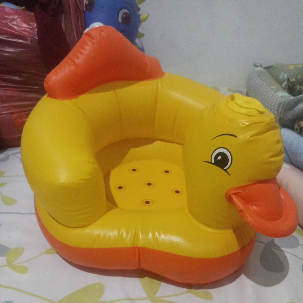 sofa tiup baby preloved karakter bebek kondisi masih sangat baik 35k+admin