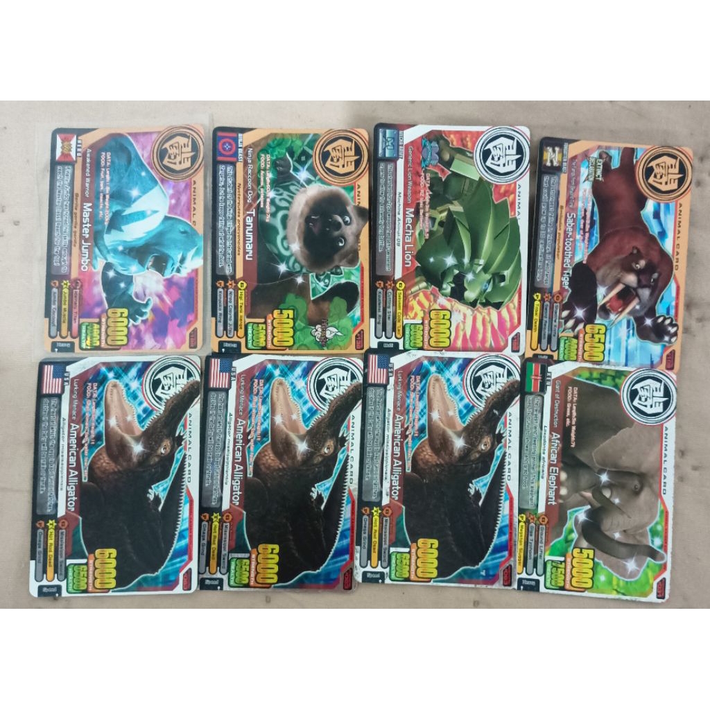 Animal Kaiser set bronze silver