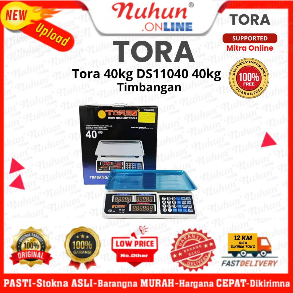 Tora Timbangan Digital 40kg DS11040