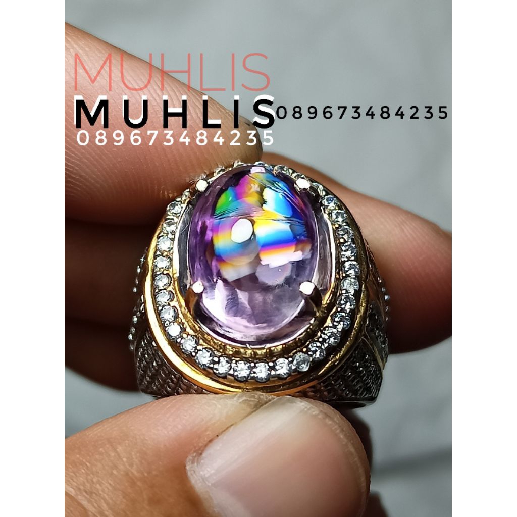 kecubung ungu pelangi