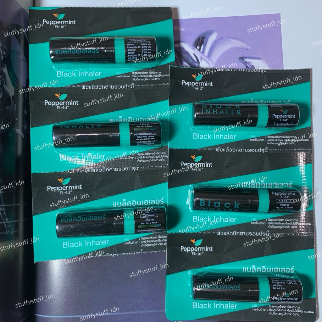 [READY STOCK] BLACK INHALER PEPPERMINT