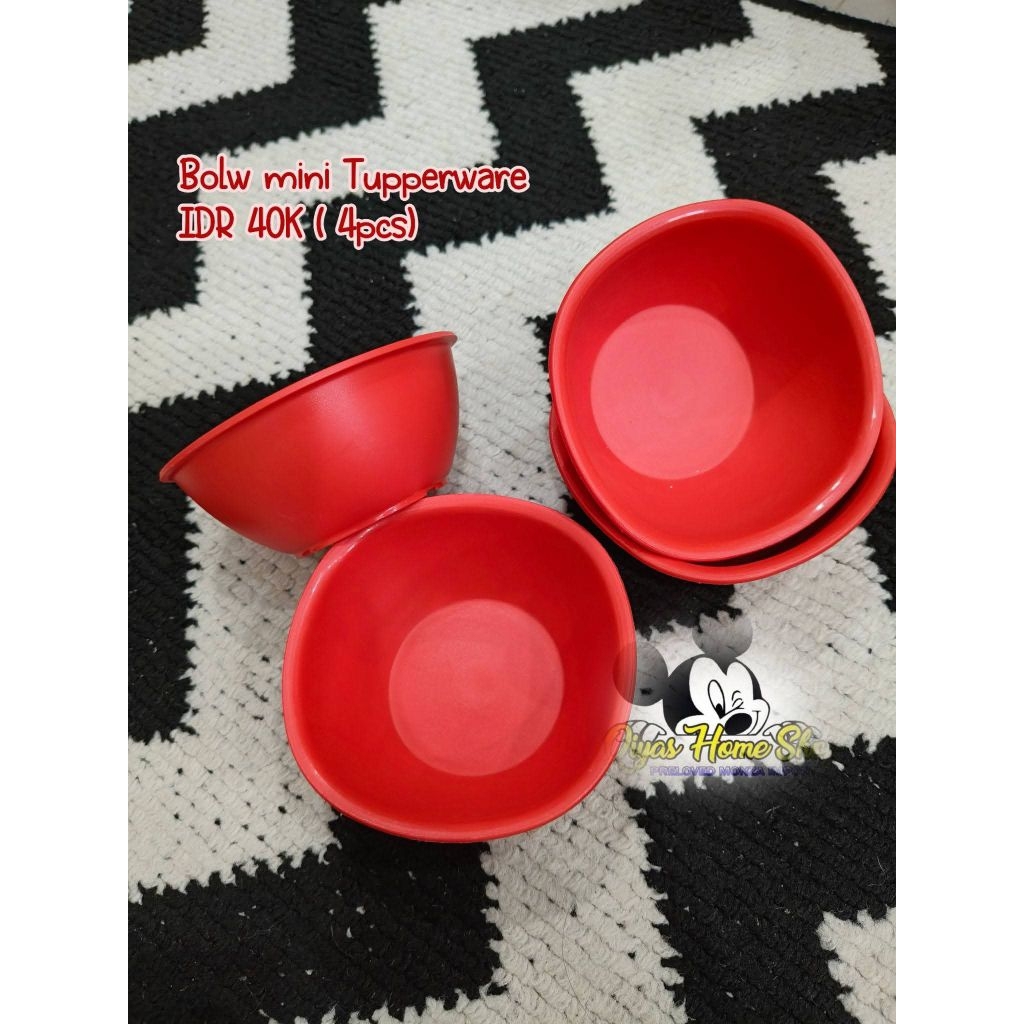 Bowl mini Tupperware (4pcs)