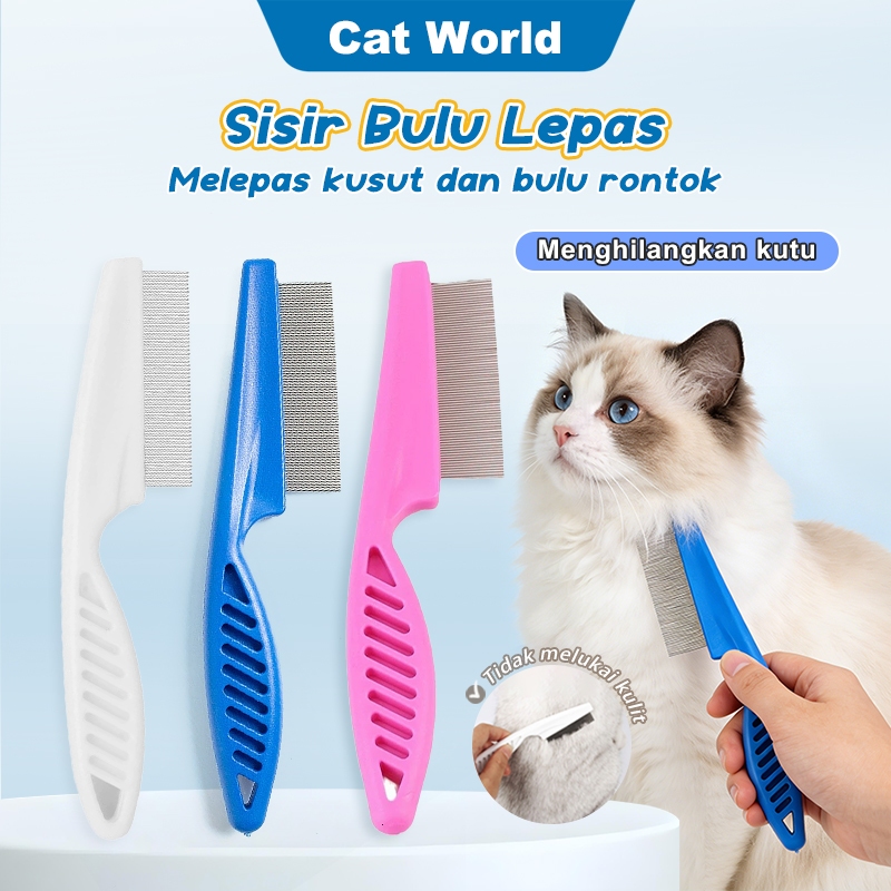 sisir kucing Sisir kutu kucing Sisir kutu anjing Sisir kutu hewan Sisir perawatan kucing dan anjing