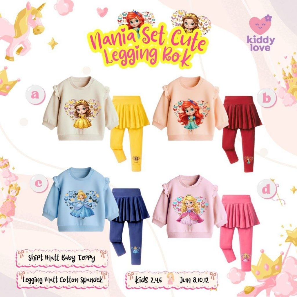NANIA SET CUTE LEGGING ROK