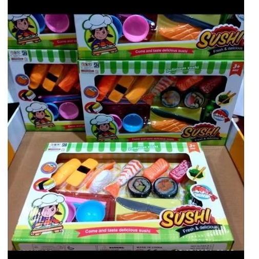 Mainan anak sushi set / bento sushi set mainan anak