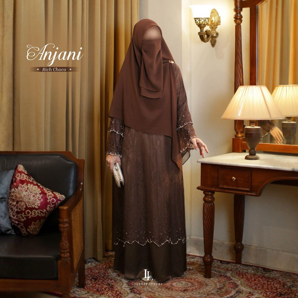 Larose Luxury - Gamis Wisuda Dress Elegan Dewasa Remaja