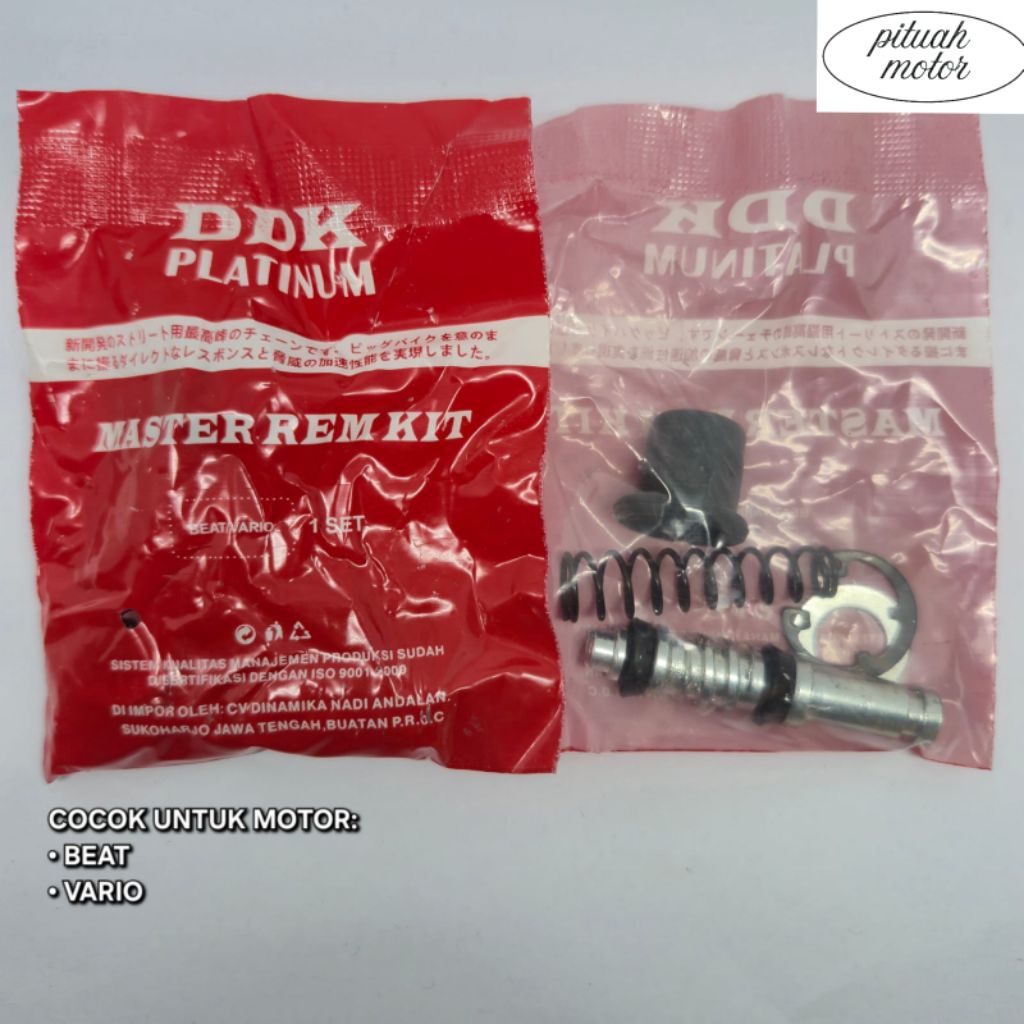 SEAL MASTER REM BEAT VARIO ORIGINAL DDK PLATINUM