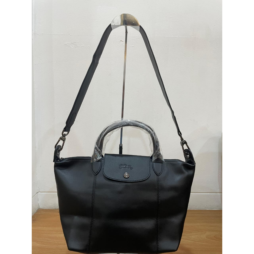 TAS WANITA LC CUIR TOP HANDLE WITH LONG STRAP