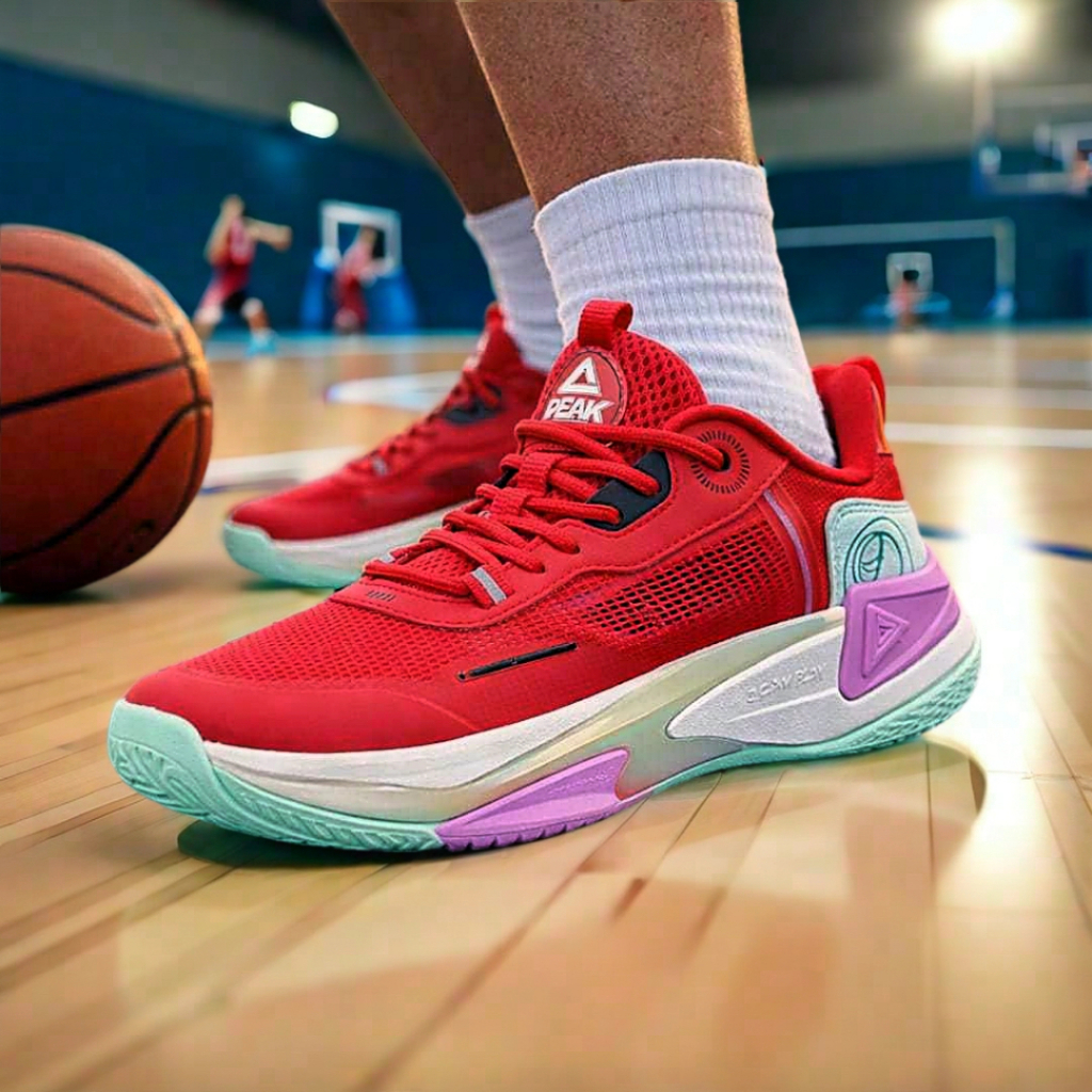 Sepatu basket original PEAK TAI-CHI Ranger 2.0 Red