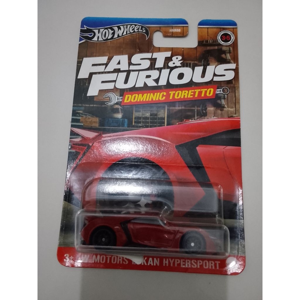Hot Wheels Fast Furious Lykan Hypersports
