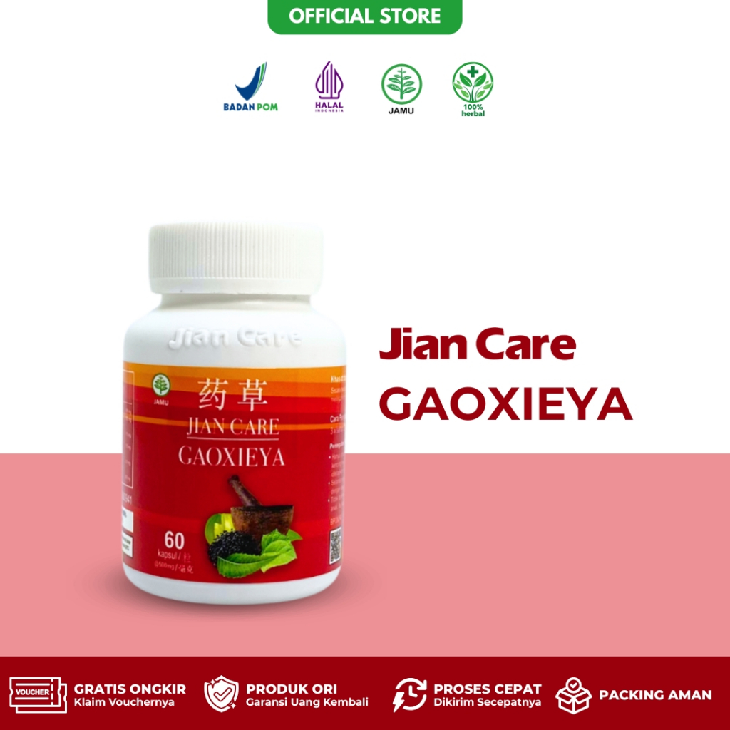 Jian Care Gaoxieya - Obat Herbal Untuk Kencing Manis Original