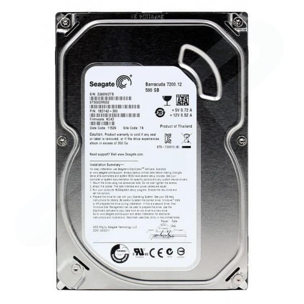Internal Hardisk Seagate 500Gb 3.5" Hardisk PC 500Gb Seagate