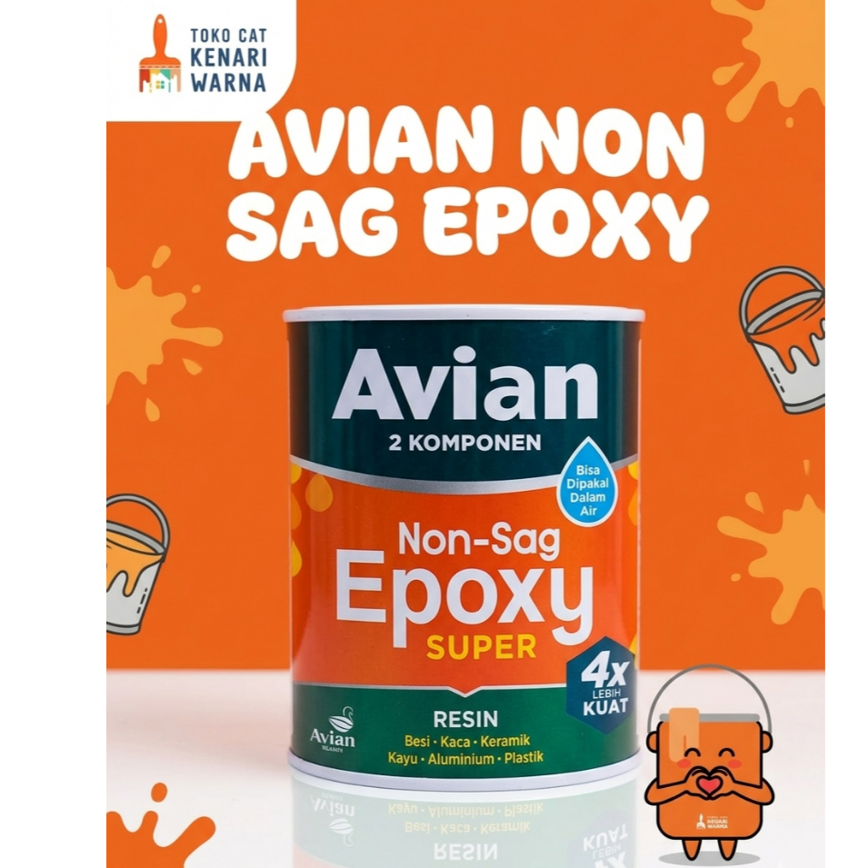 Avian Epoxy Non Sag  Set - Non Sag Epoxy 2 Komponen