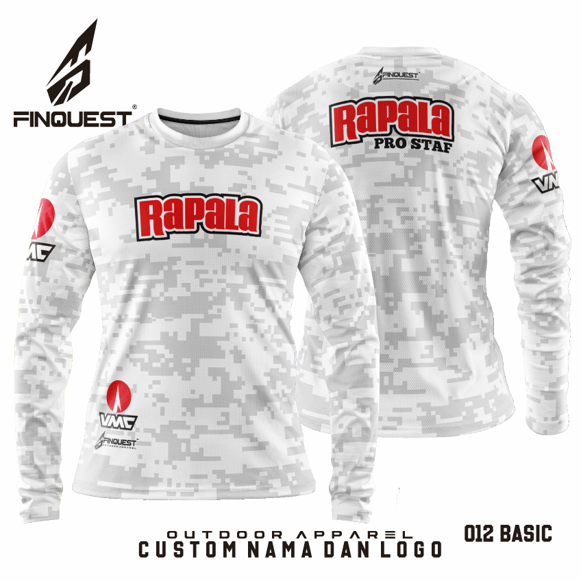 FINQUEST jersey mancing digital grey bahan milano dryfit bisa custom nama