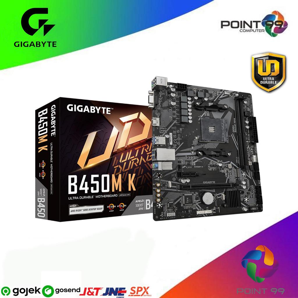GIGABYTE B450M-K Socket AM4 Motherboard - MB B450M-K