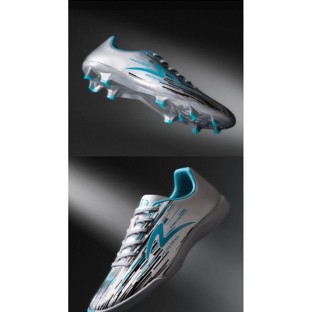 SPECS LIGHTSPEED REBORN FG/IN SILVER/BLACK/AQUA | NEW/BNIB(BARU)