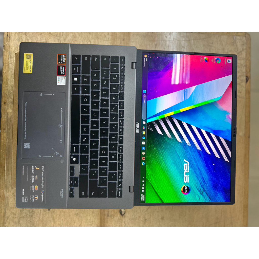 Laptop Asus vivobook oled M3407K amd ryzen AI 7