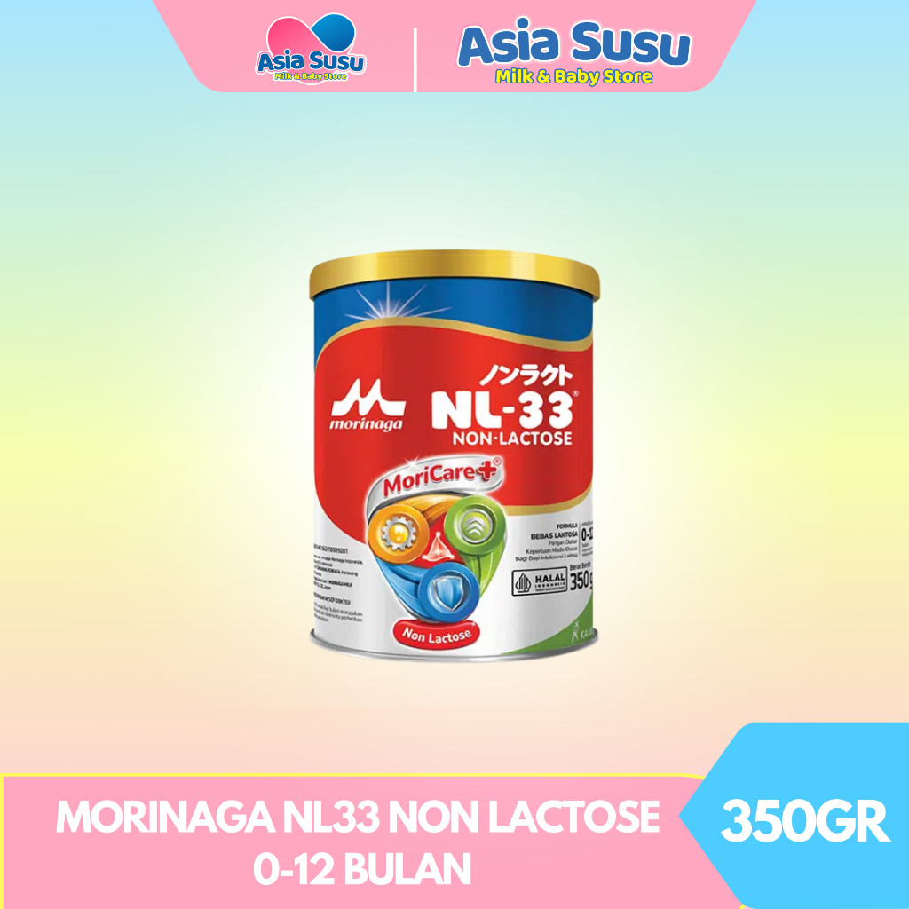 Morinaga NL-33 350g Formula 0-12 Bulan Bebas Laktosa