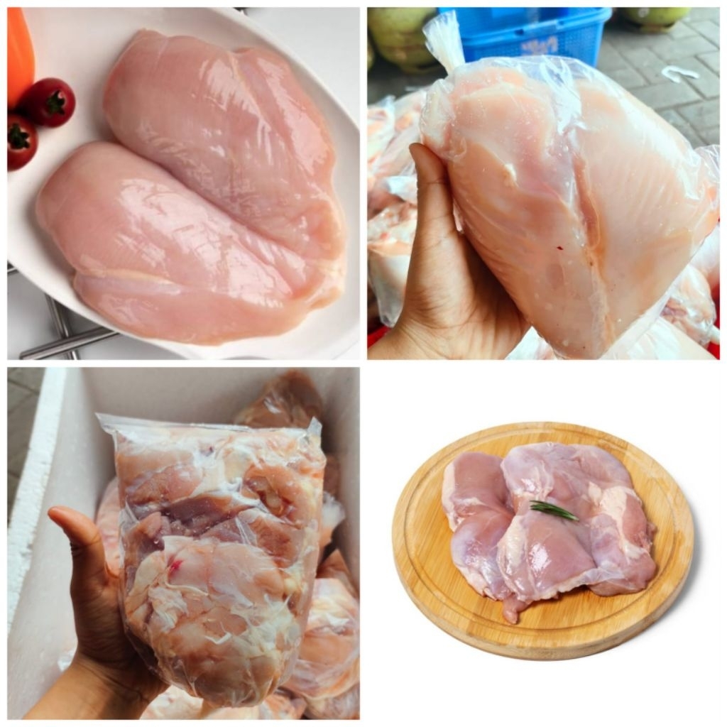 Fillet dada ayam 1kg/fillet paha ayam