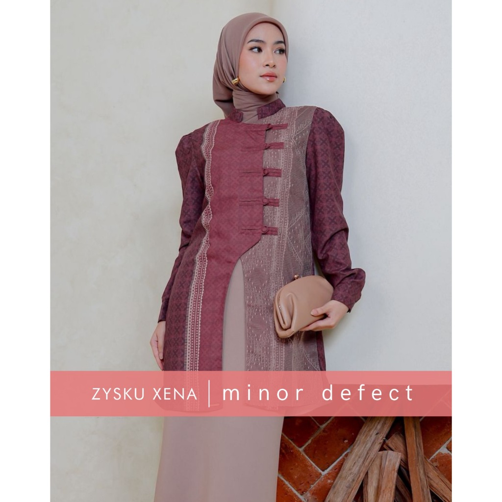 Zysku Xena | Minor Defect | Posy Tunic - 3 Warna | Tunic Print Busui Friendly Lebaran