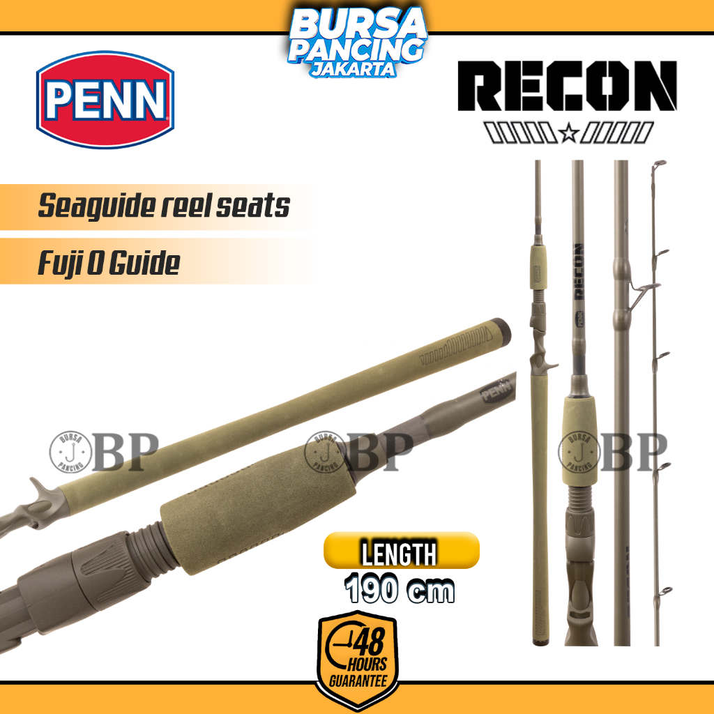 PENN Joran Pancing Jigging PENN RECON 6’3” PE 2-4 / PE 3-5 Fuji O Guide Graphite Blank EVA Grip
