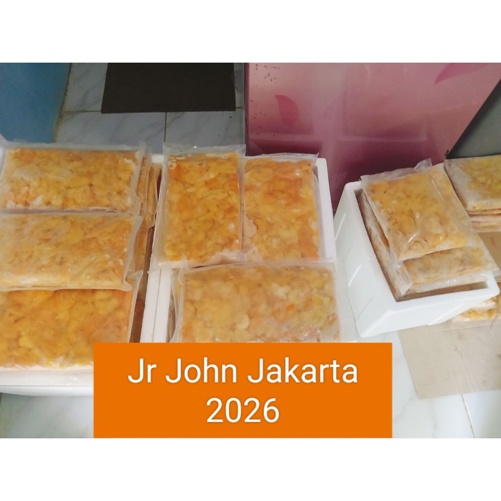 Cempedak Frozen (Daging Buah )Tanpa Biji 500 Gram