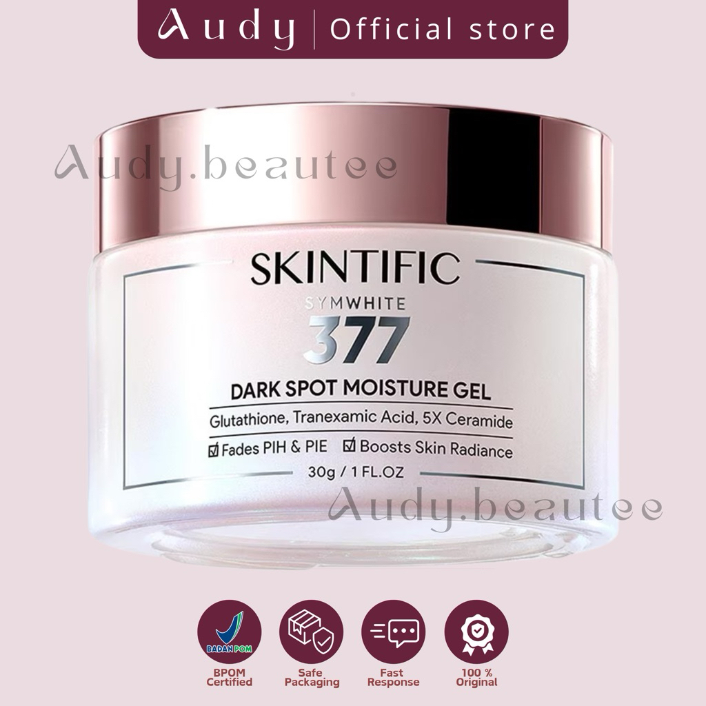 AUDYBEAUTEE - SKINTIFIC - 377 Dark Spot Moisturizer Gel 30g - Krim Wajah Untuk Semua Jenis Kulit/Kul