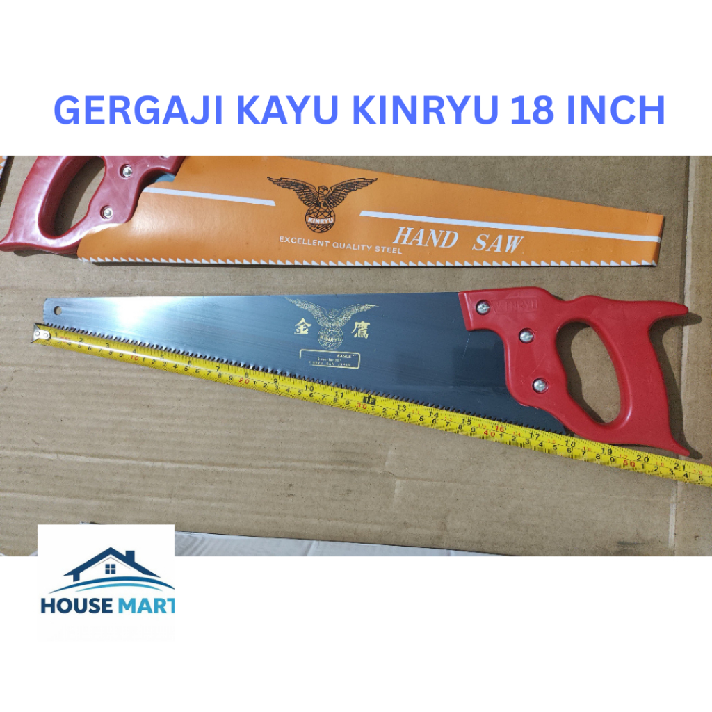 MURAH GERGAJI KAYU KINRYU 18" INCH / GERGAJI TANGAN KAYU KINRYU 18" INCH / GERGAJI KAYU 18 INCH KINR