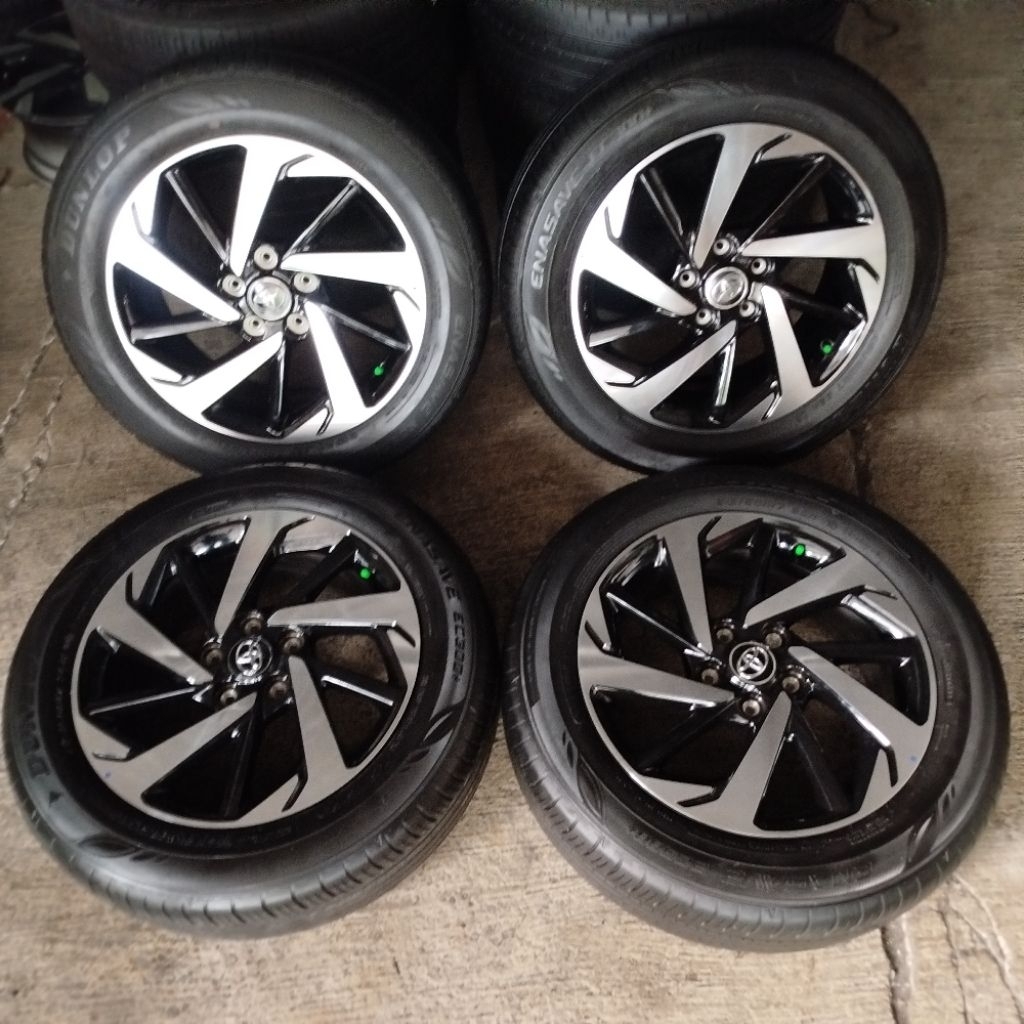 velg rush TRD R17 Original pcd 5x114 + ban. pnp terios