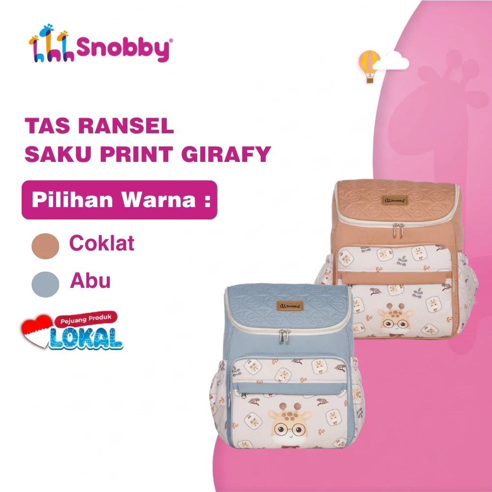 Snobby Tas Bayi Medium Saku ROCKY Series - SBT0172 / Snobby Tas Bayi Besar Saku ROCKY Series - SBT01