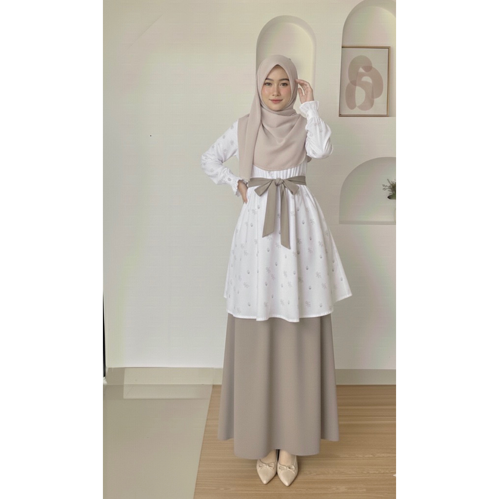 PREORDER DRESS PEONY GAMIS BUTIK MURAH BY SIMPLY OF AEGEA OFFICIAL (SAE)