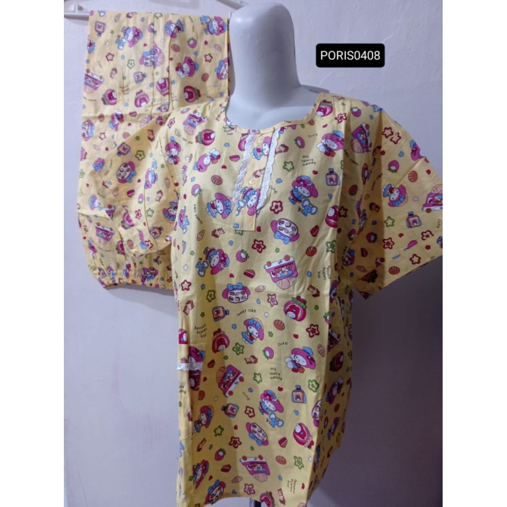 Baju Tidur Katun Wanita CP "HOKI SHEILA" (melodi)