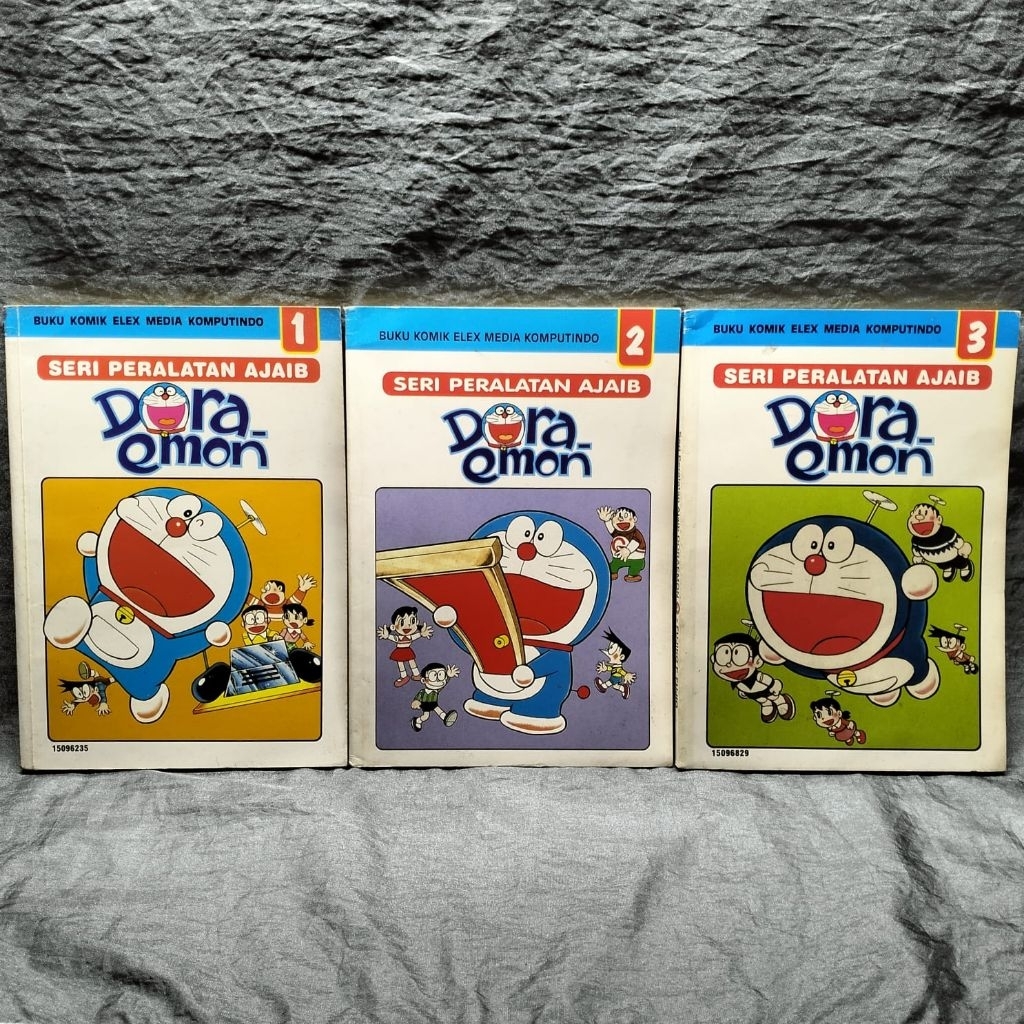 KOMIK BUKU FISIK DORAEMON SERI PERALATAN AJAIB VOL 1-3 TAMAT BAHASA INDONESIA