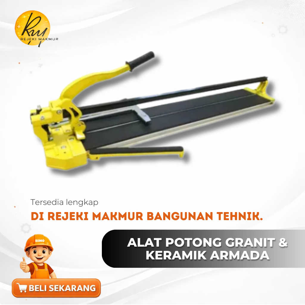 Alat Potong Granit Keramik ARMADA Manual 100CM Alat Potong Laser Manual Alat Potong Keramik Murah