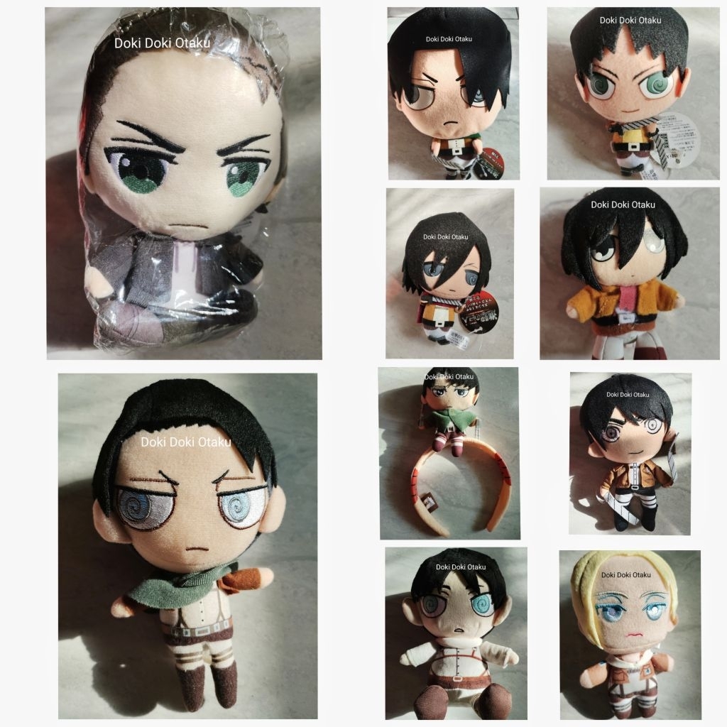 Attack On Titan Shingeki No Kyojin Levi Eren Mikasa Annie Armin Hanji Armin Reiner Zeke Erwin Origin
