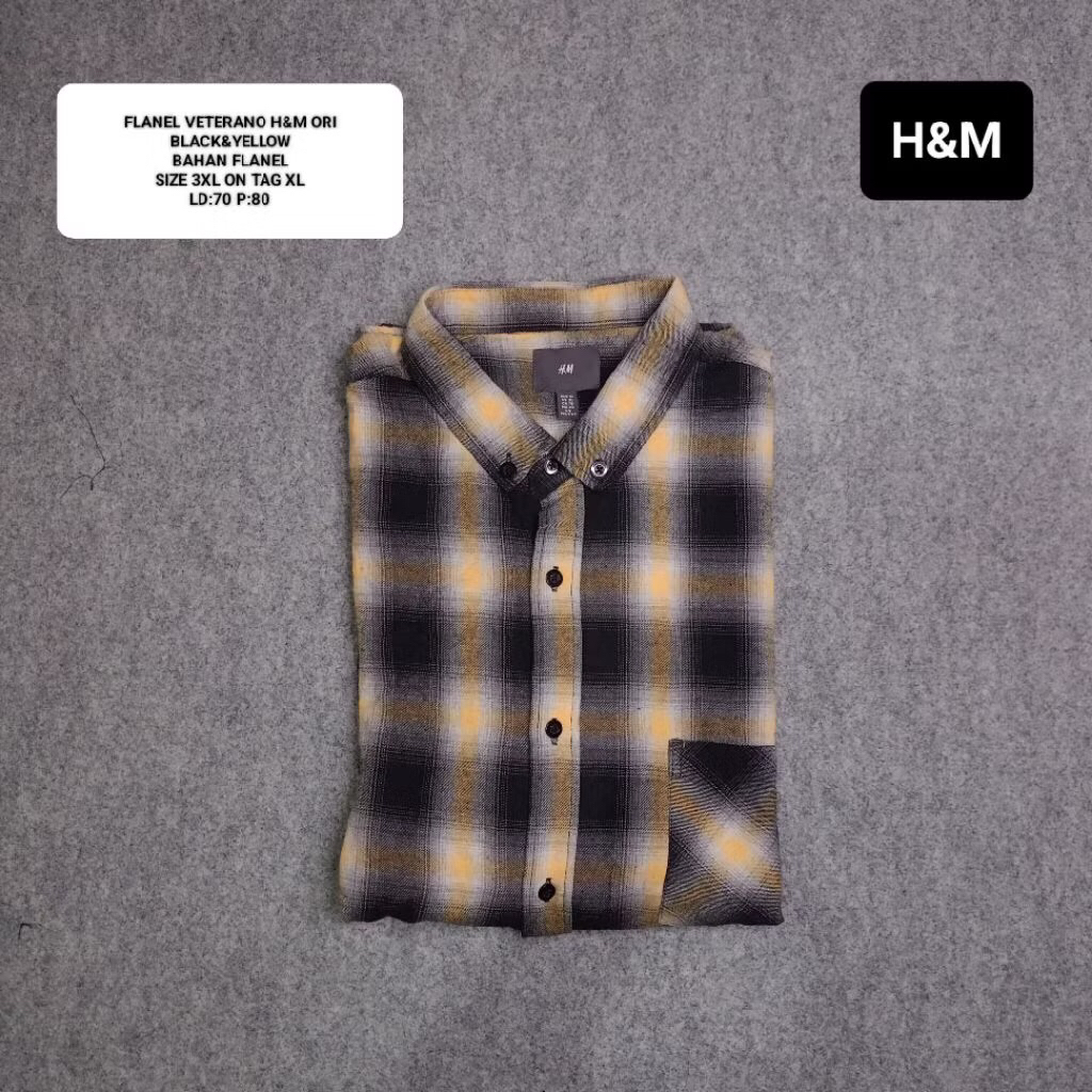 flanel veterano hnm bigsize oversize jumbo