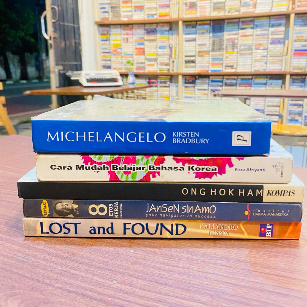 Michelangelo - Kirsten Bradbury | Cara Mudah Belajar Bahasa Korea - Fisra Afriyanti | Ong Hok Ham | 