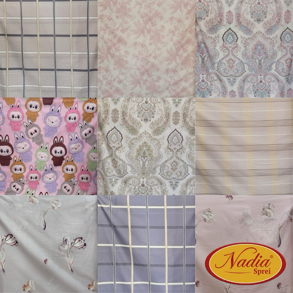 Nadia Kain Sprei Catra Bahan Katun Premium Lokal Lebar 250 cm - Classic Collection