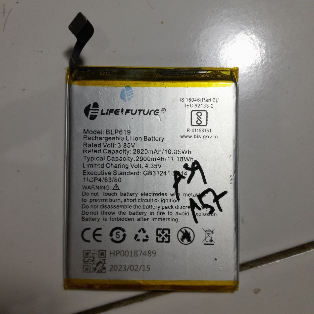 BATERAI OPPO A39/A57 LIFE FUTURE ORIGINAL