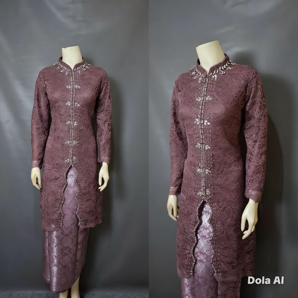 {RahmaClothing} kebaya tunik busui model zigzag//stelan kebaya wanita kondangan