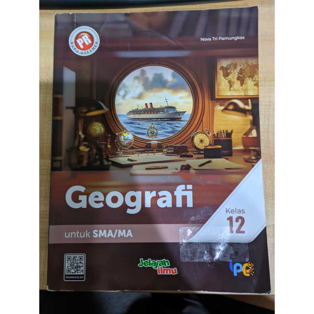 Buku PR Geografi kelas 12, Kurikulum Merdeka, Intan Pariwara. BEKAS