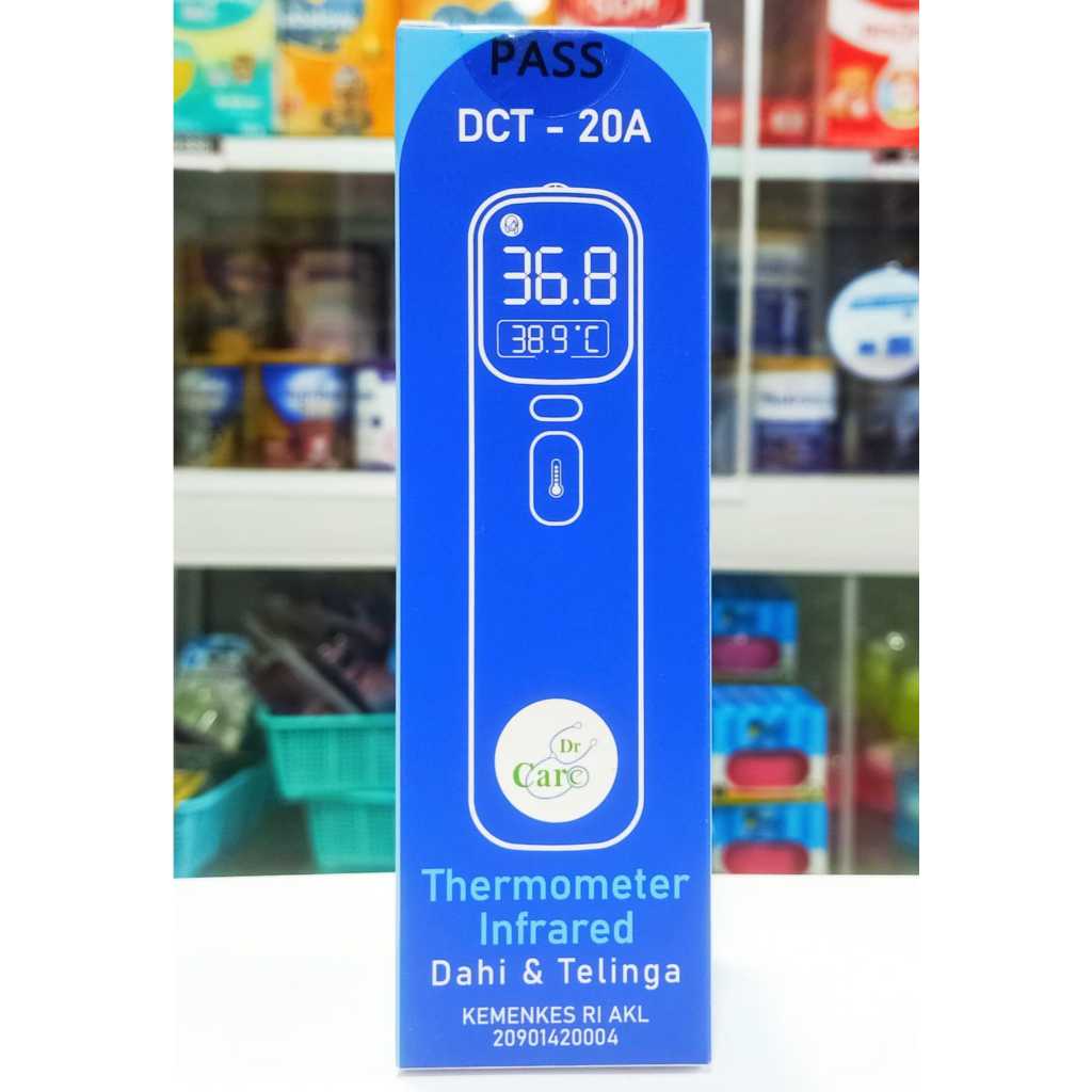 DCT-20A (DR CARE THERMOMETER INFRARED DAHI & TELINGA @1 SET) - TERMOMETER TEMBAK PENGUKUR SUHU