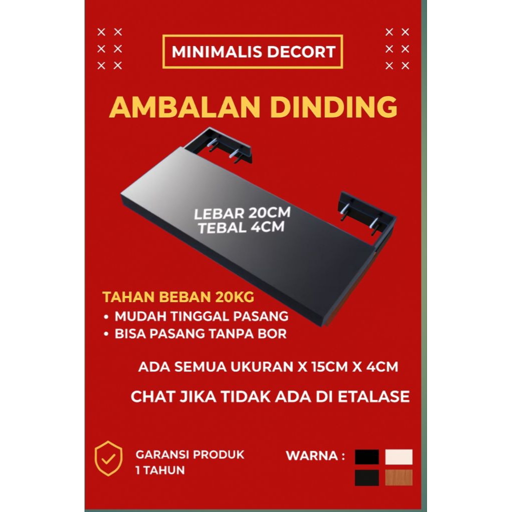 RAK AMBALAN DINDING AESTHETIC MINIMALIS RAK DAPUR [PROMO]