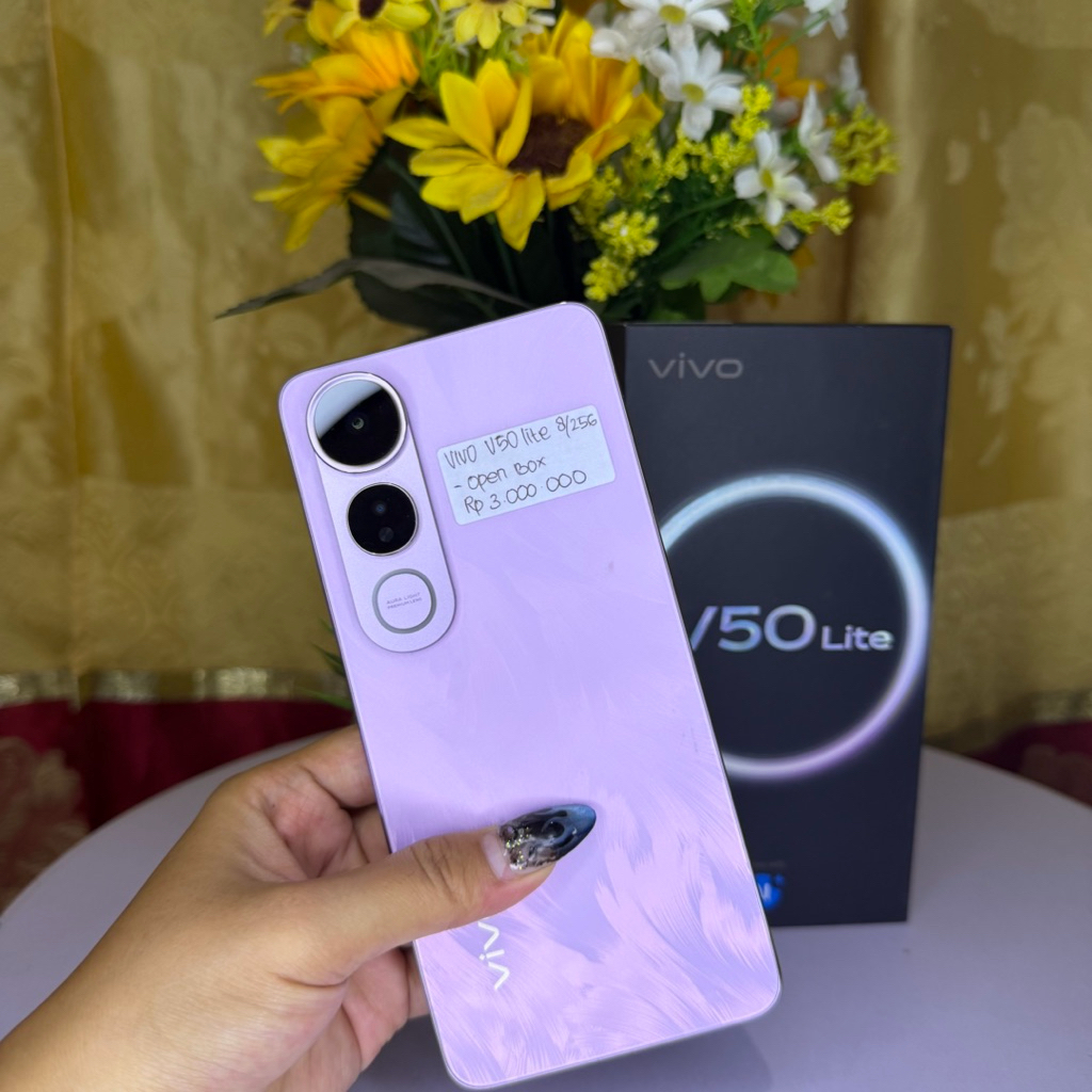 Vivo V50 Lite 8/128GB Open Box Like New | Ex Demo Live Mulus Fullset Harga Murah