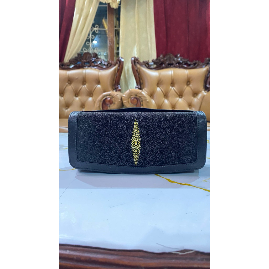 preloved dompet kulit pari asli