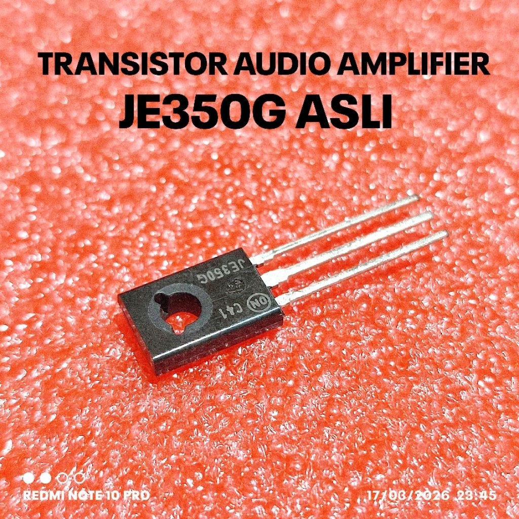 TRANSISTOR JE350G JE350 G JE 350 ASLI ON SEMI NO SET