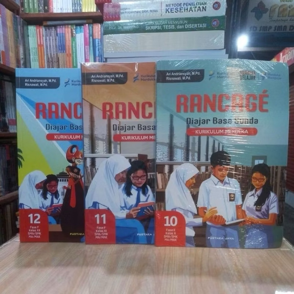 Buku Rancage Diajar Basa Sunda X XI Bahasa Sunda SMA Kelas 10 11 12 Kurikulum Merdeka